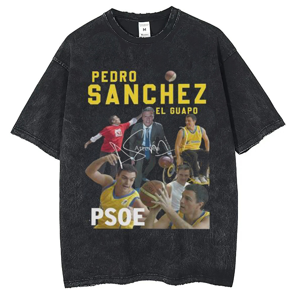 Summer Clothing Teens - Pedro Sanchez Vintage Washed cotton t-shirt