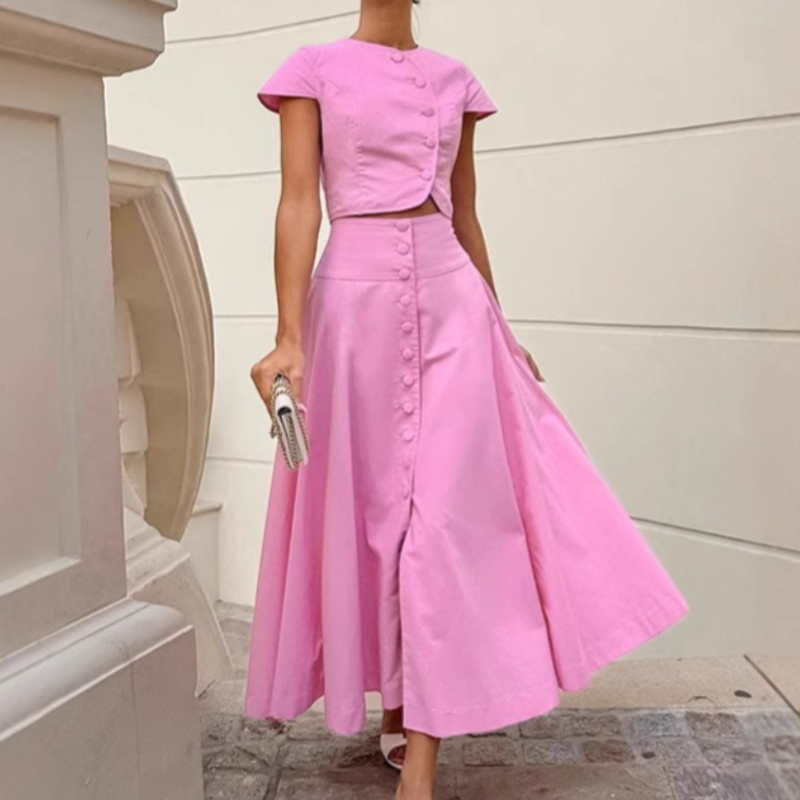 Summer Days Clothing - French Style Elegant A-line Long Skirt