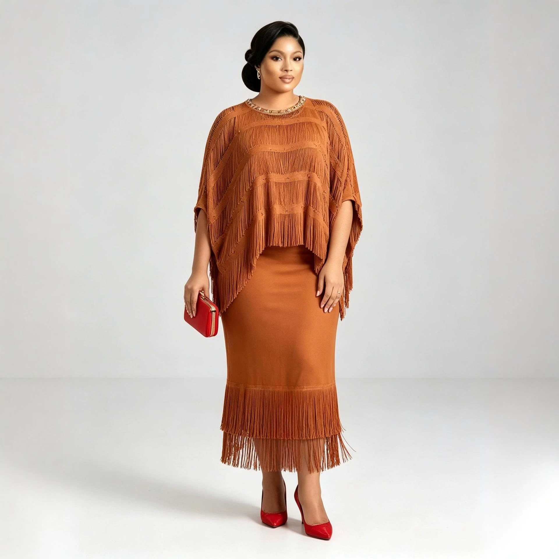 Summer Alt Clothing - Miyake Fashion Fringed Pleated Loose Suit