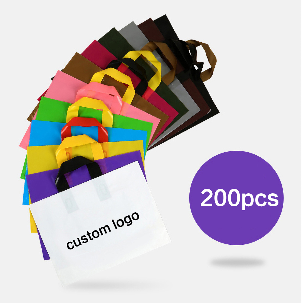 Summer Days Clothing - 200pcs Custom Logo Shopping Bag Plastic