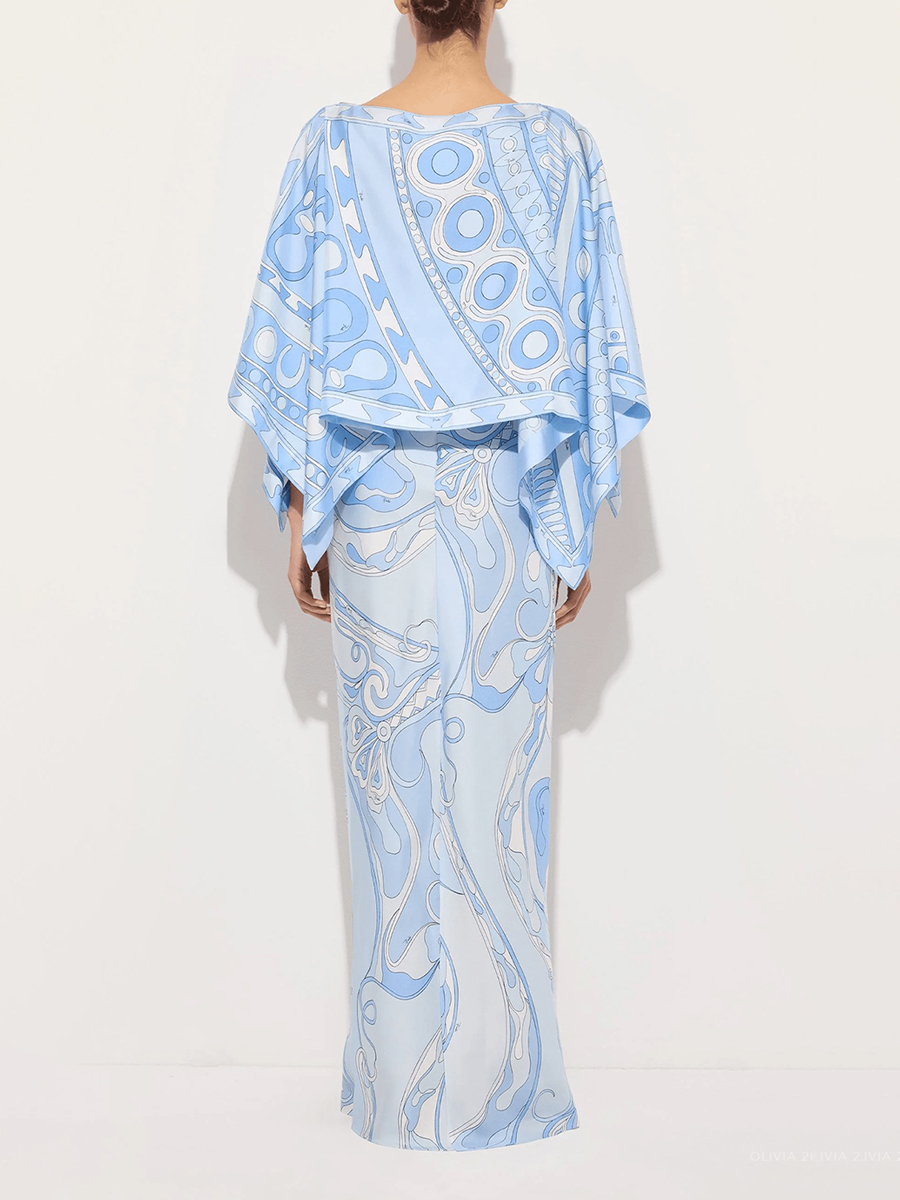VGH Light Blue Abstract Print  - Summer Alt Clothing review and price