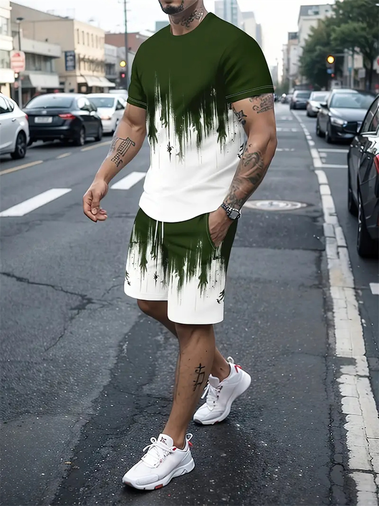 Men Women Gradient Texture T-s - Summer Alt Clothing review and price