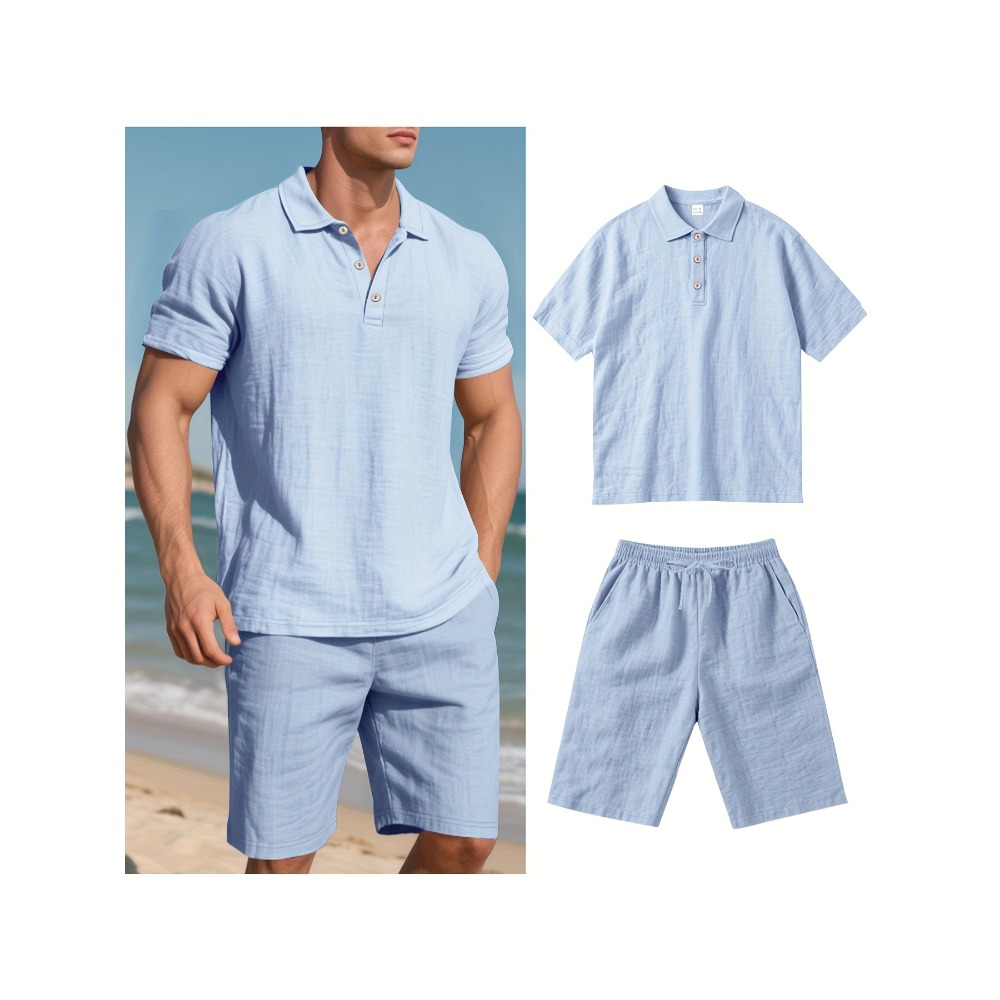 Summer Men Suit Fashion Linen  - Summer Clothing Men Linen review and price