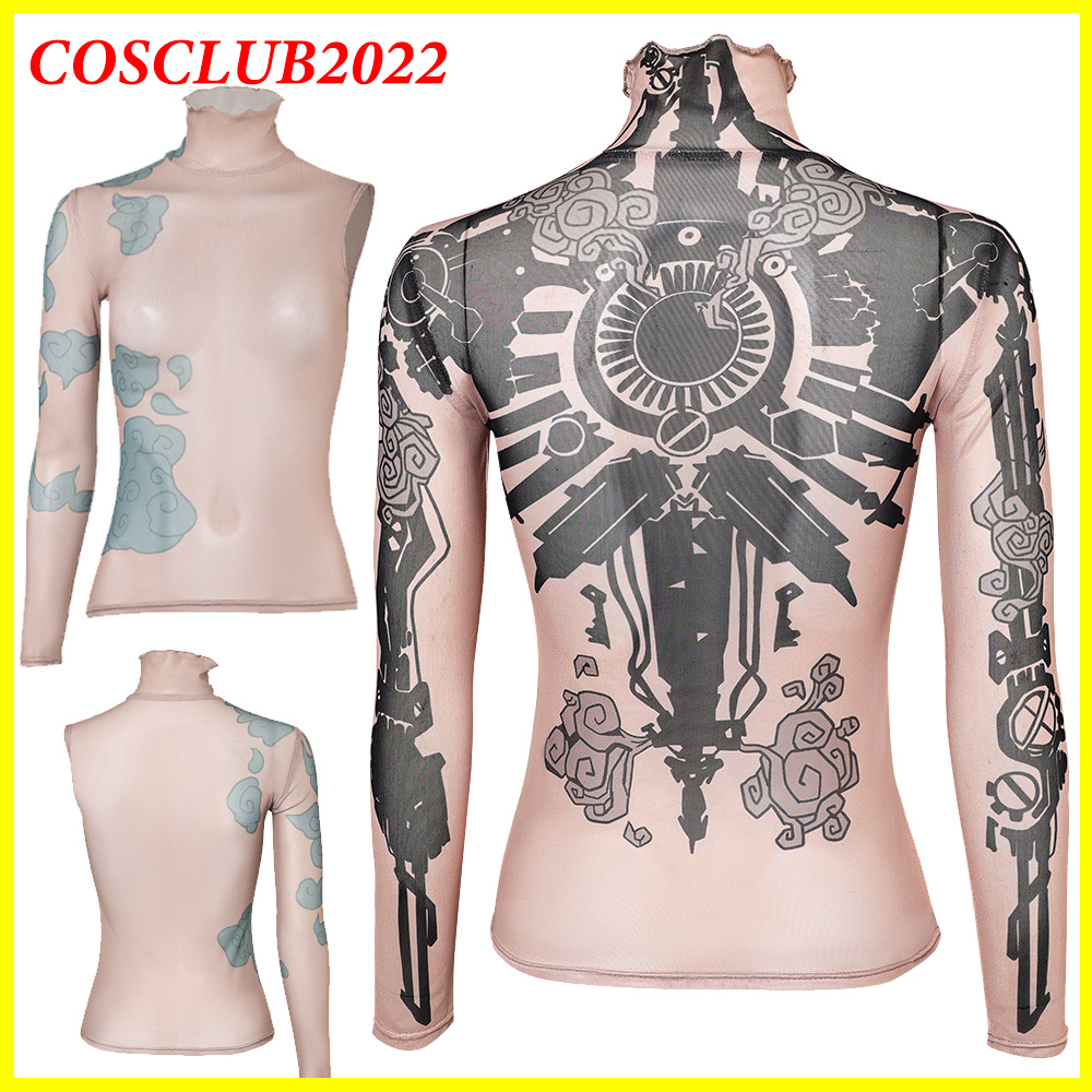 Women Arcane Jinx Cosplay Shir - Summer Alt Clothing review and price
