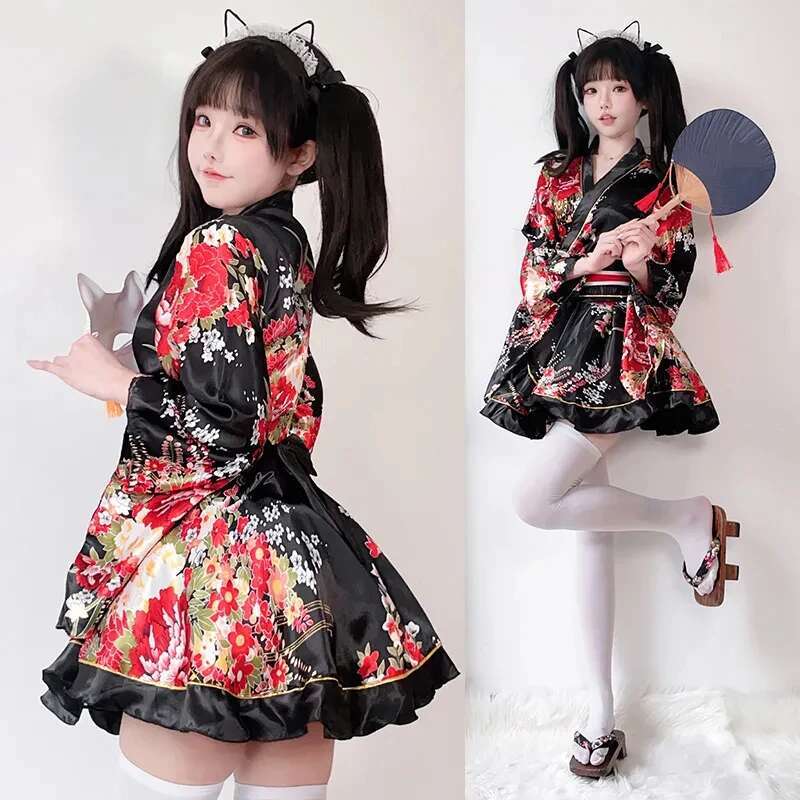 Japanese Modified Kimono Dress - Summer Alt Clothing review and price