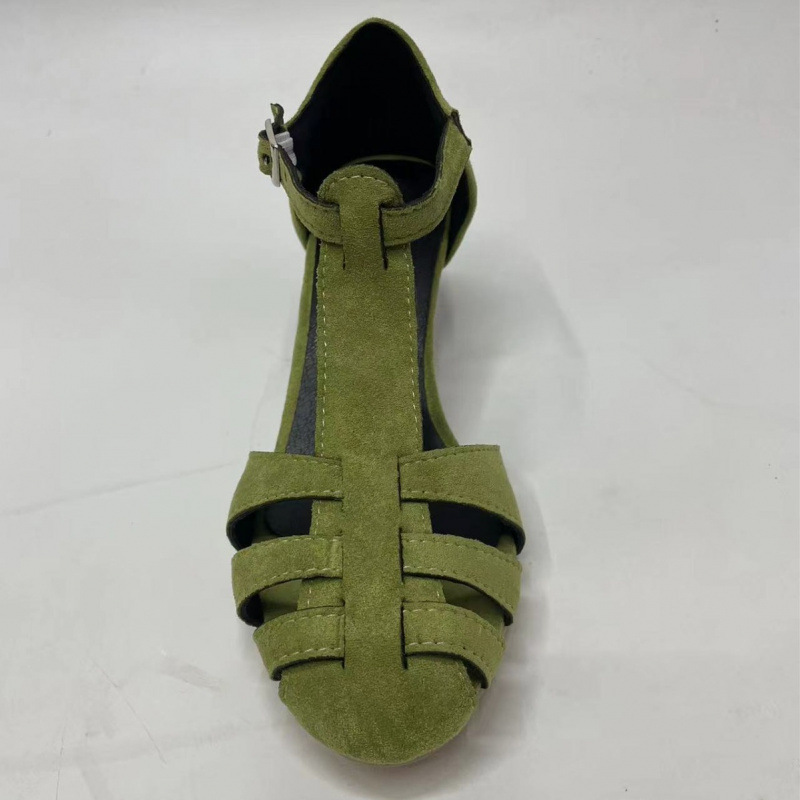 Women's Green Suede Kitten Hee - Summer Closet review and price