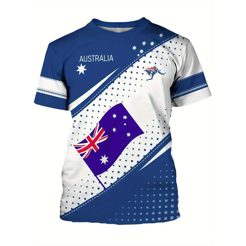 Australia National Flag T-shir - Summer Clothing Australia review and price
