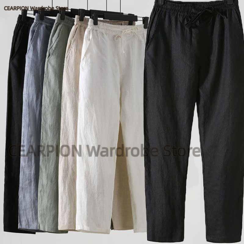 Summer Chinese Style Straight  - Summer Clothing Men Linen review and price