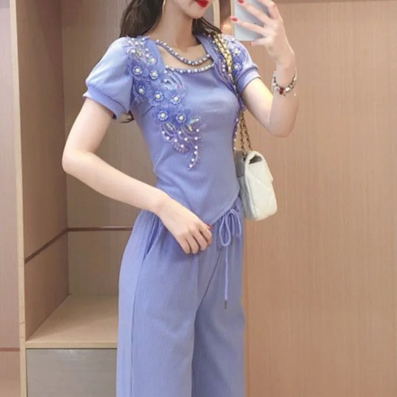 Wide Leg Ladies Trouser Purple - Summer Clothing Trends 2025 Women'S review and price