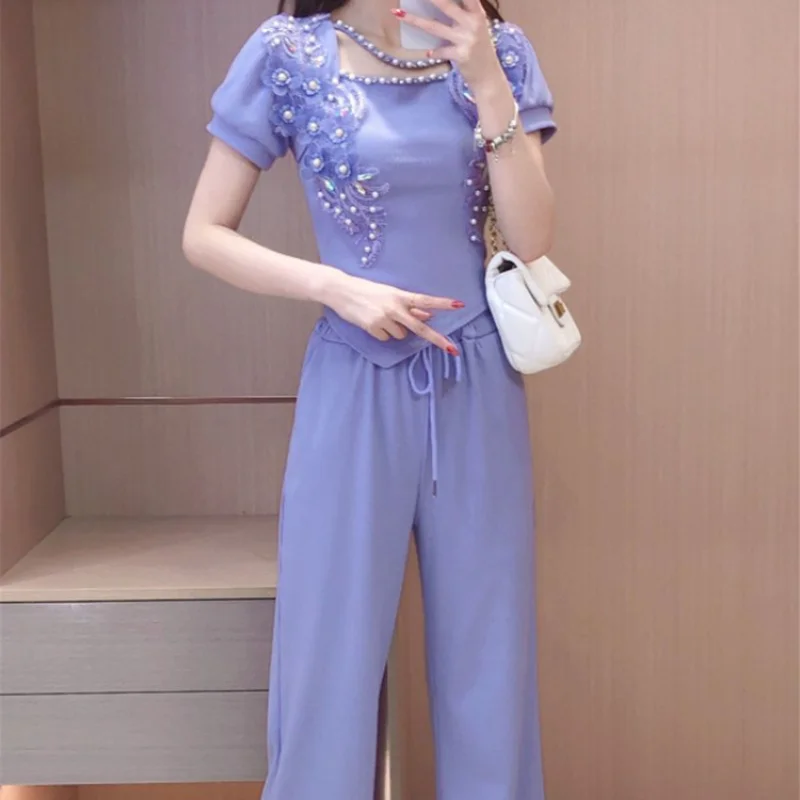 Wide Leg Ladies Trouser Purple - Summer Clothing Trends 2025 Women'S review and price