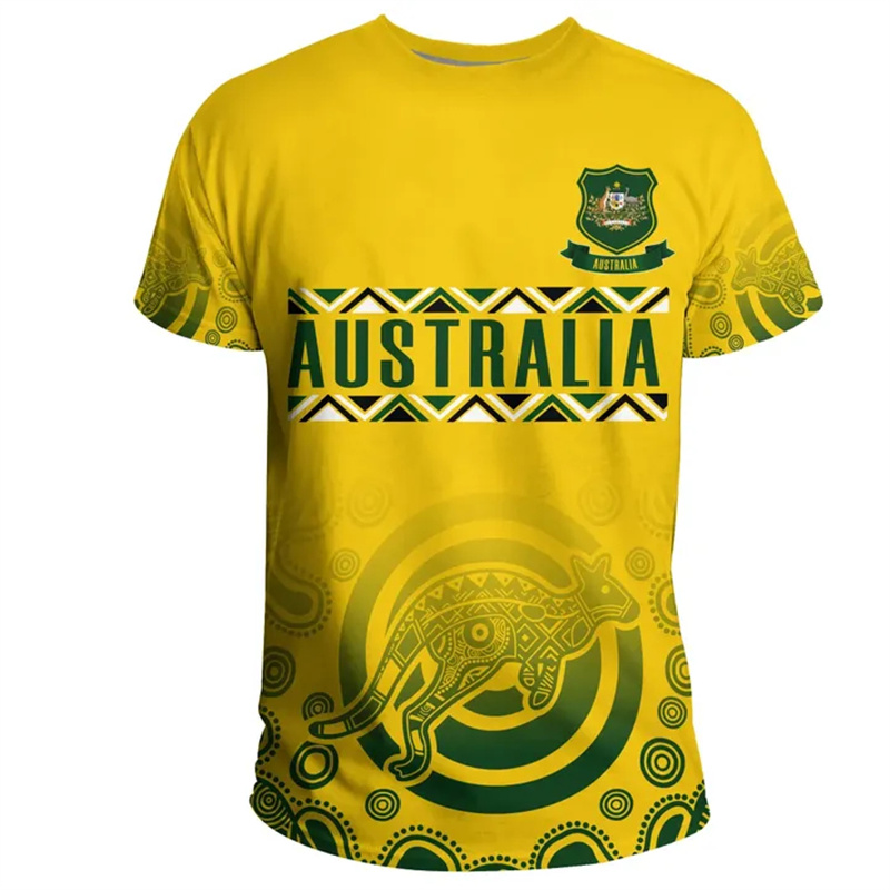 3D Print Australia Flag T Shir - Summer Clothing Australia review and price