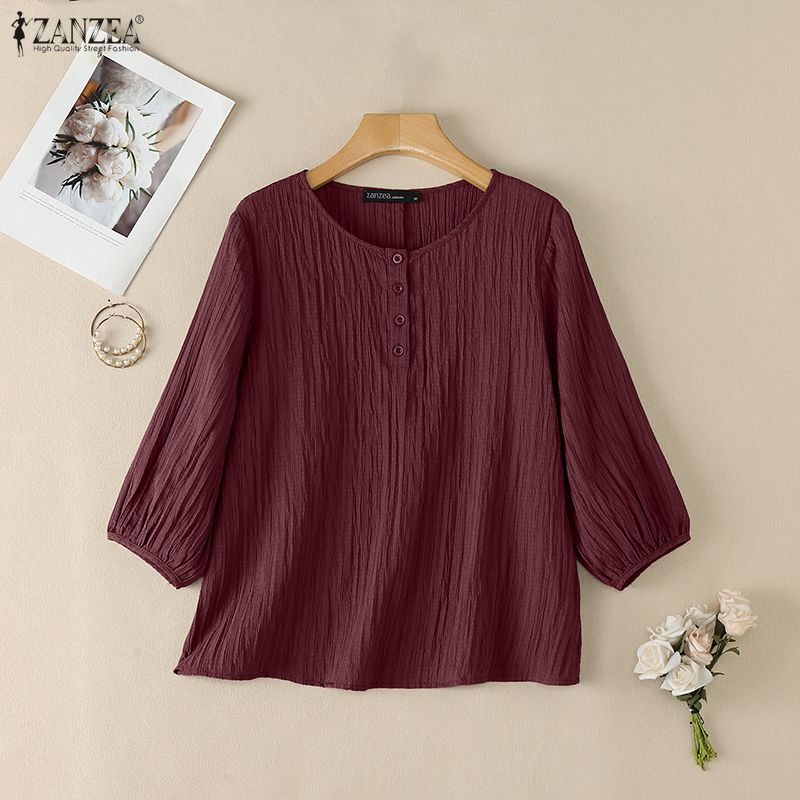 ZANZEA Woman Crinkled Texture  - Summer Days Clothing review and price