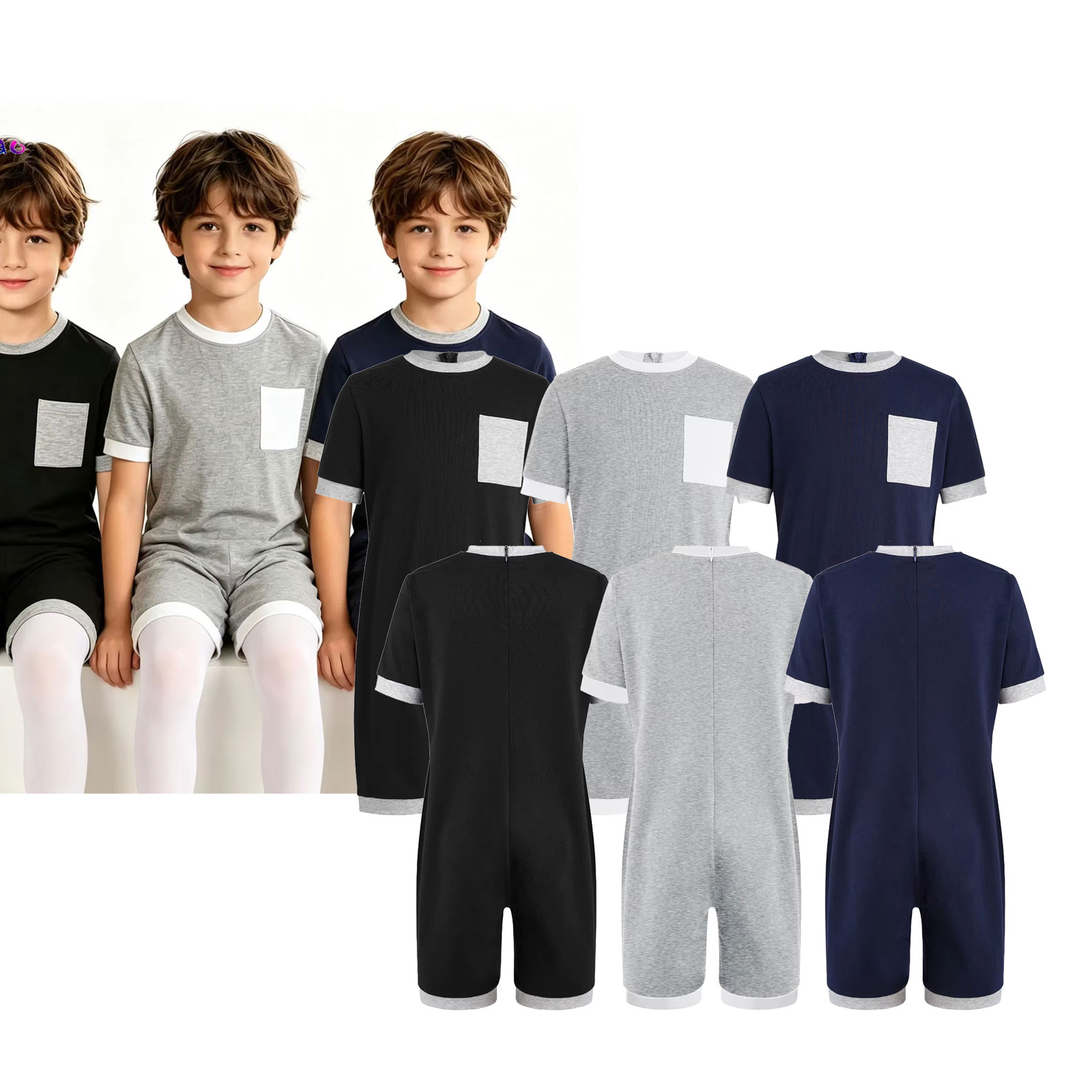 3Pcs Unisex Kids Special Needs - Summer Clothing Kids Boys review and price