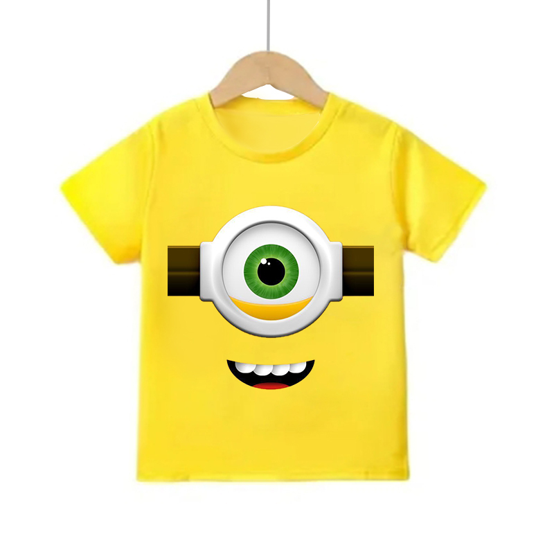 Cartoon Minion Short Sleeve T  - Summer Clothing Teens review and price
