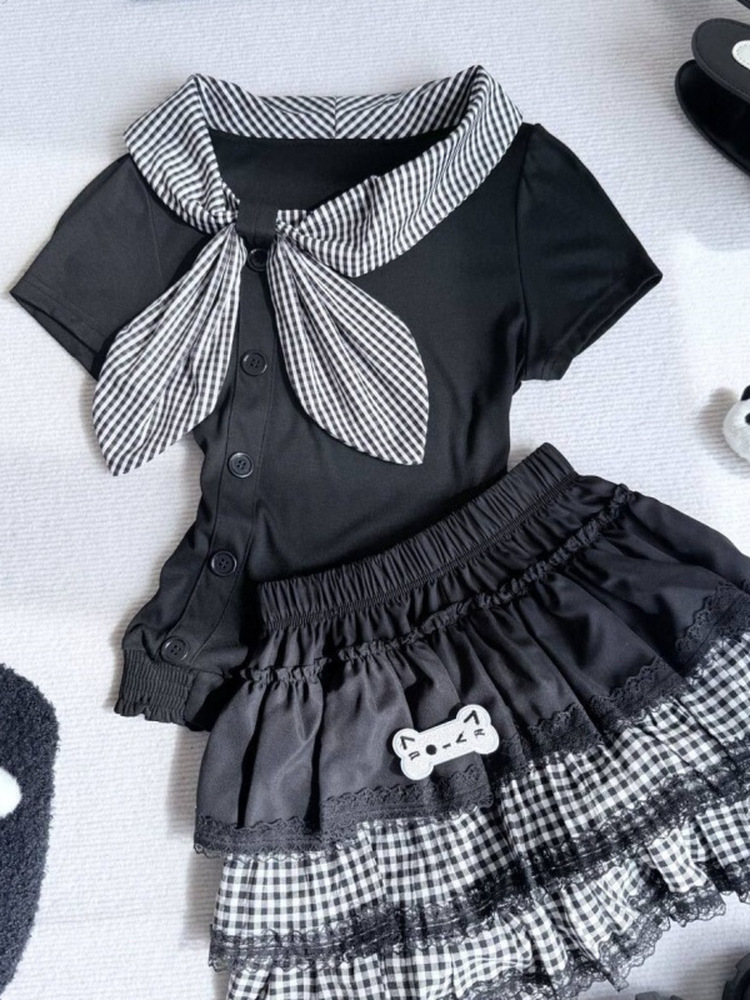 Japanese College Style Cake Sk - Summer Clothing Old Navy review and price